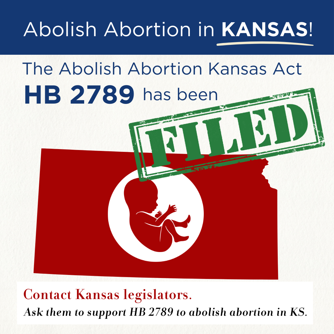 Bill to Abolish Abortion Introduced in Kansas