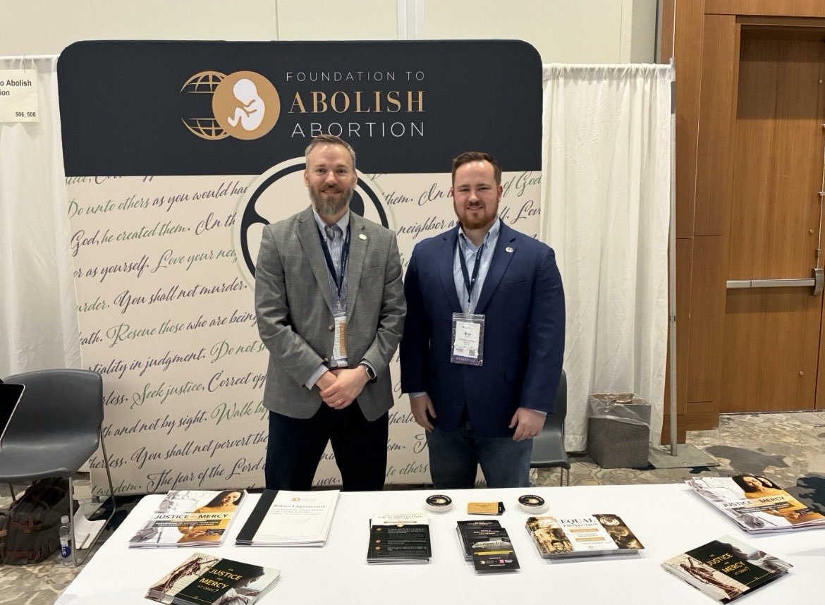 Foundation to Abolish Abortion Presents Equal Protection to Pregnancy Help Leaders