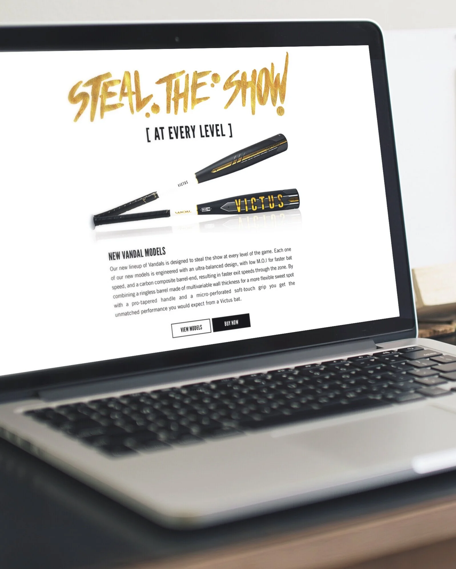 Vandal web page and email blasts