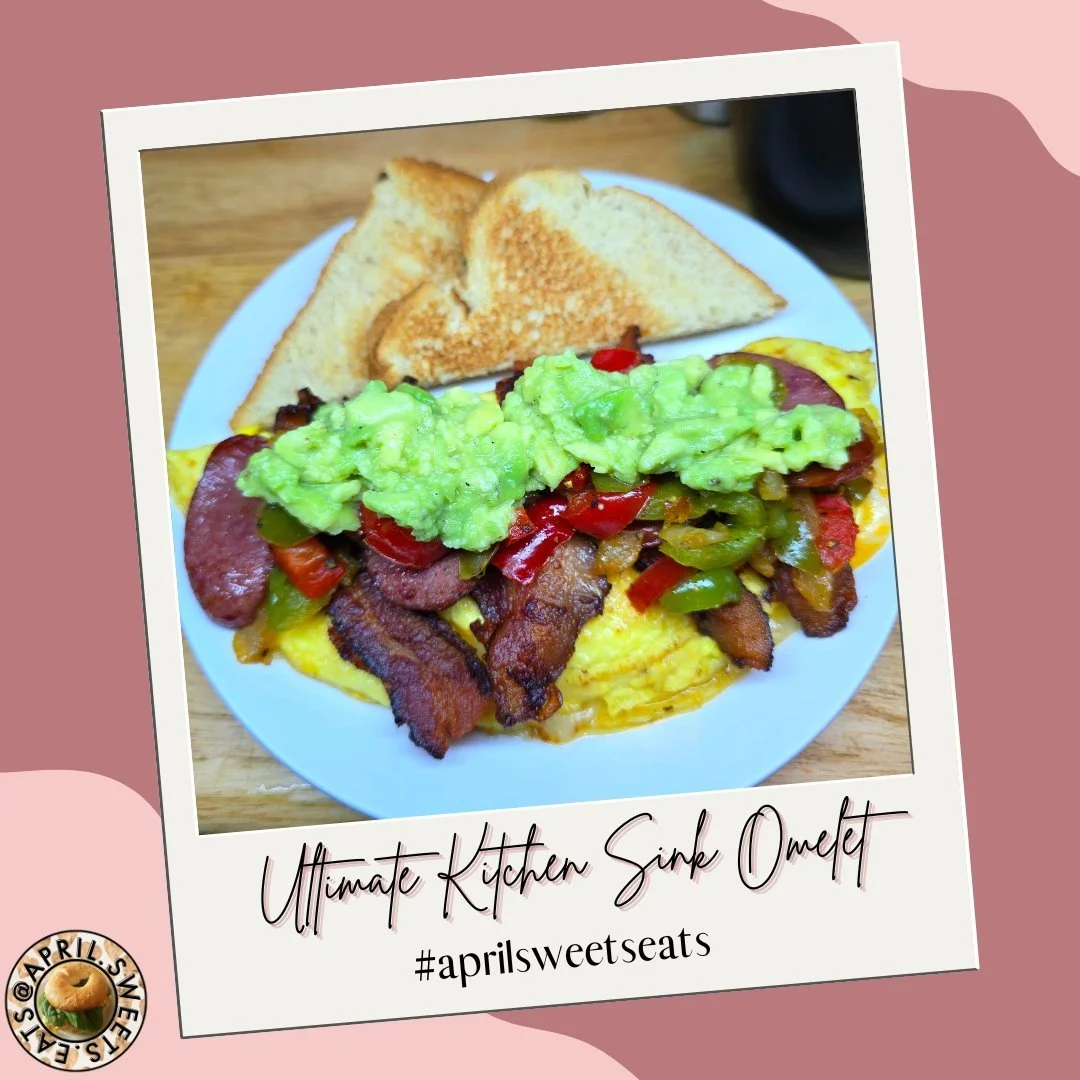 It's Monday, and we're starting the week with some serious fuel! 🔥 Meet my Ultimate Kitchen Sink Omelet because when you make breakfast, you go all out.

This monster is packed with a three-cheese blend (sharp cheddar, mozzarella, and parmesan), sau