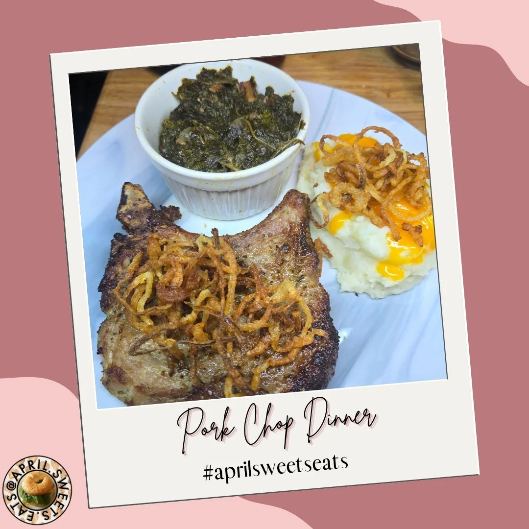There is nothing quite like a classic Sunday dinner to end the week on a high note! 🍽️✨ Tonight we&rsquo;re serving up a perfectly seared Pork Chop Dinner that is pure comfort.

This plate has all the favorites: a juicy chop topped with crispy fried