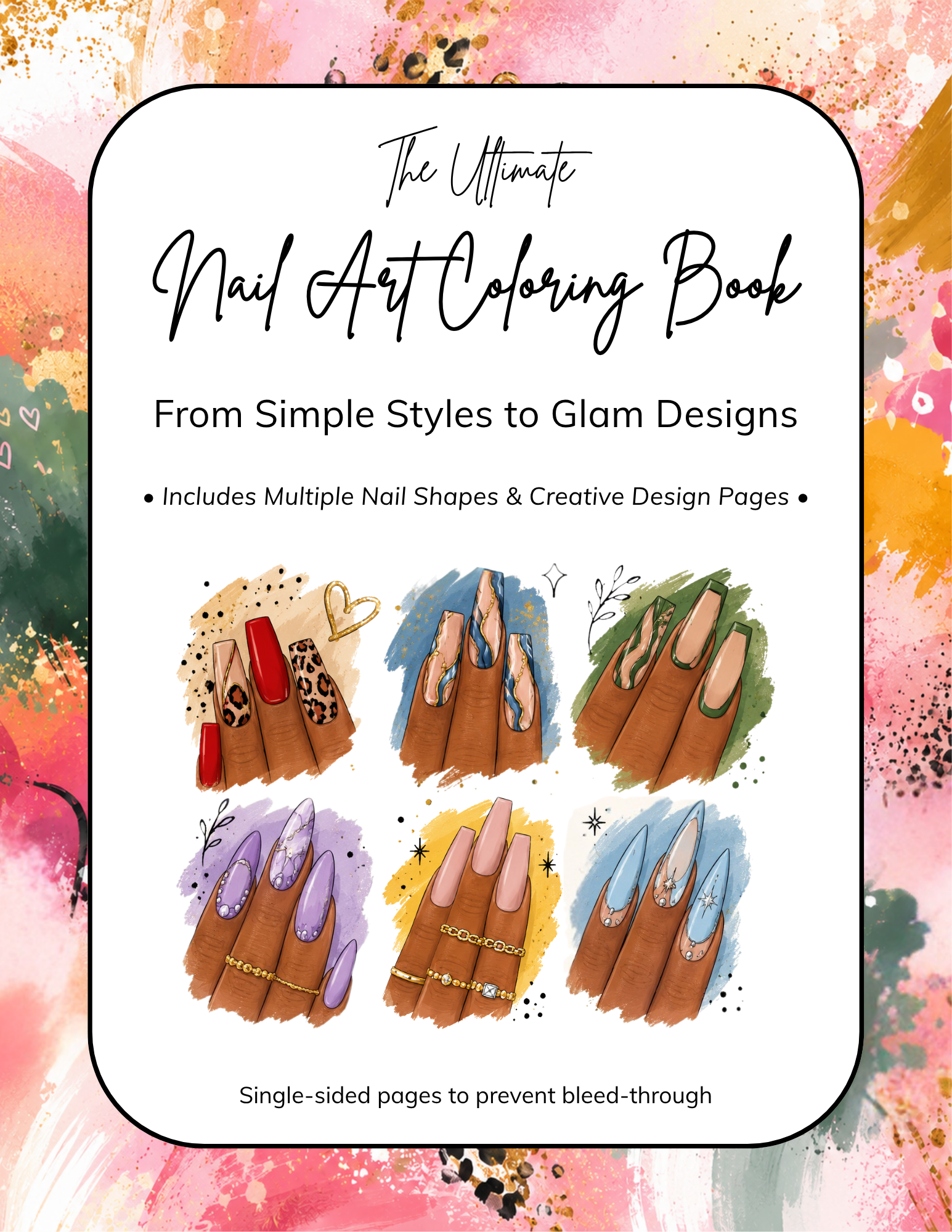 The Ultimate Nail Art Coloring Book