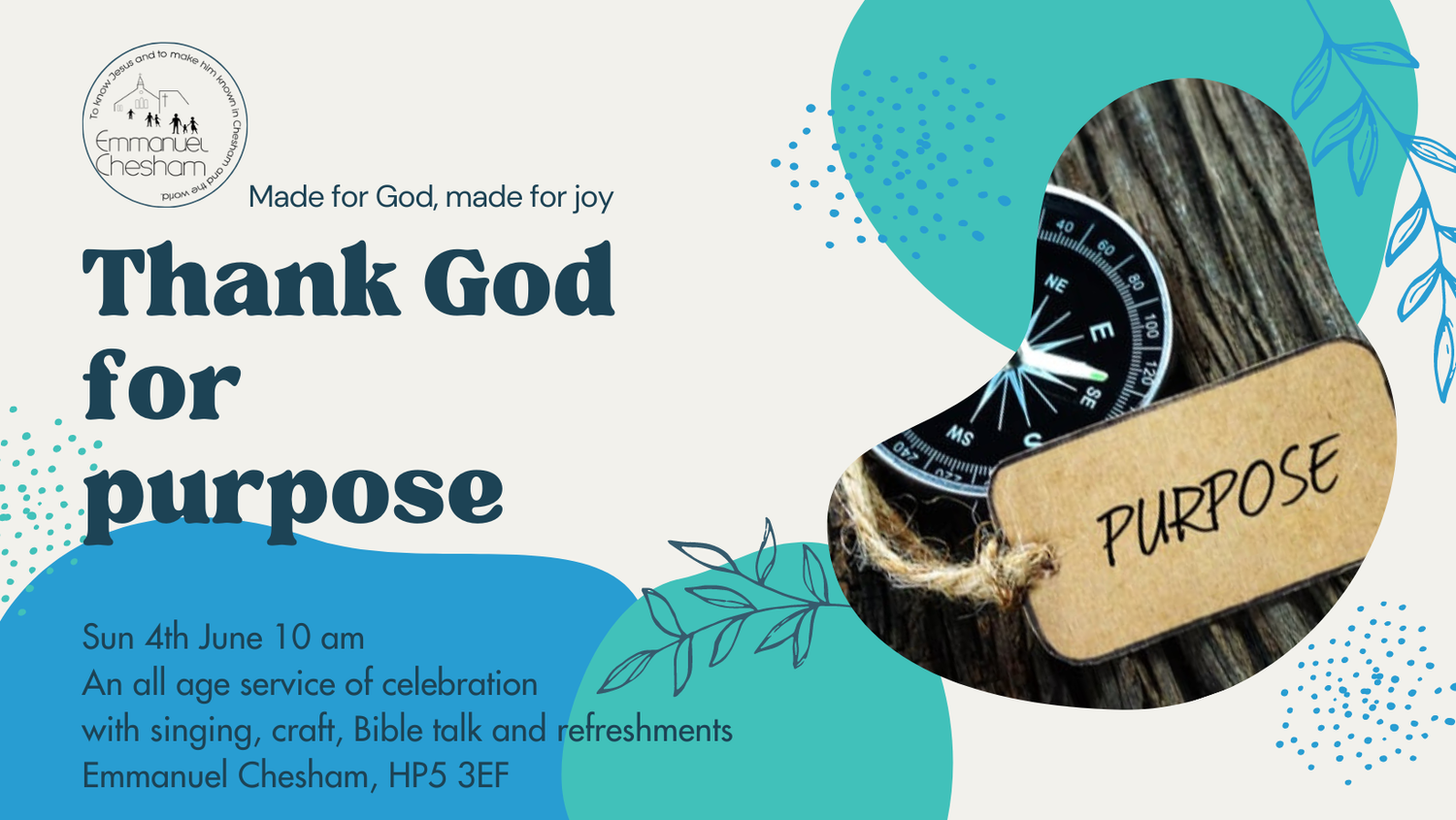Thank God for Purpose - Genesis 1:26-31 episode artwork