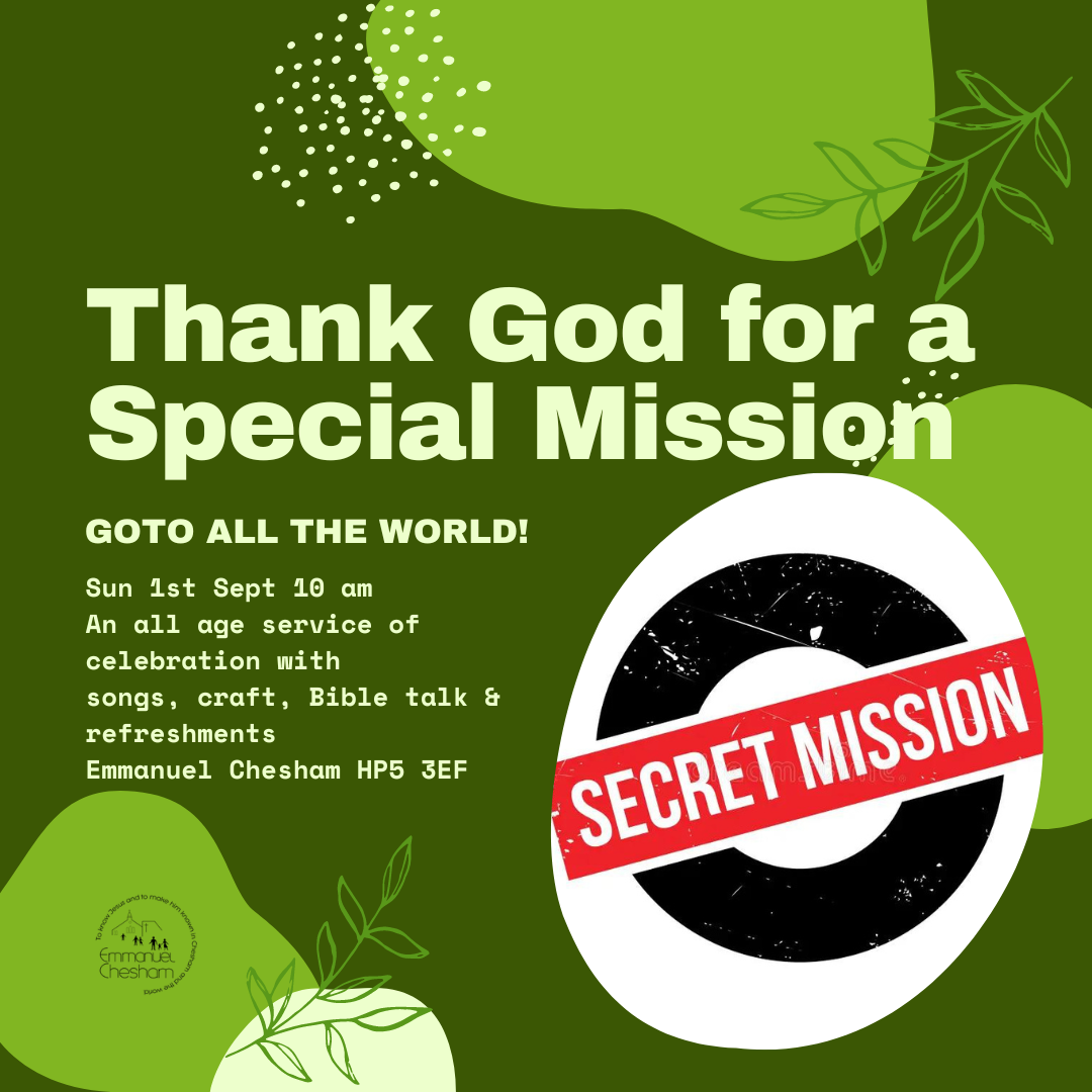 Thank God for a special mission - Matthew 28:19-20 episode artwork