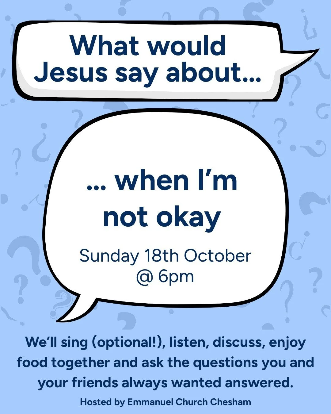  What would Jesus say?… mental health and when I’m not OK? - Psalm 102