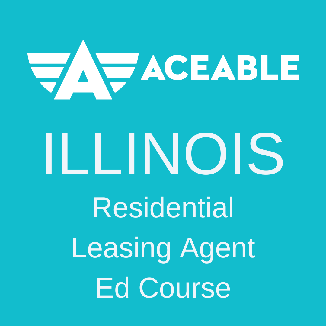 5 IL Residential Leasing Agent Ed Courses - Partnerships Bulk Order Only