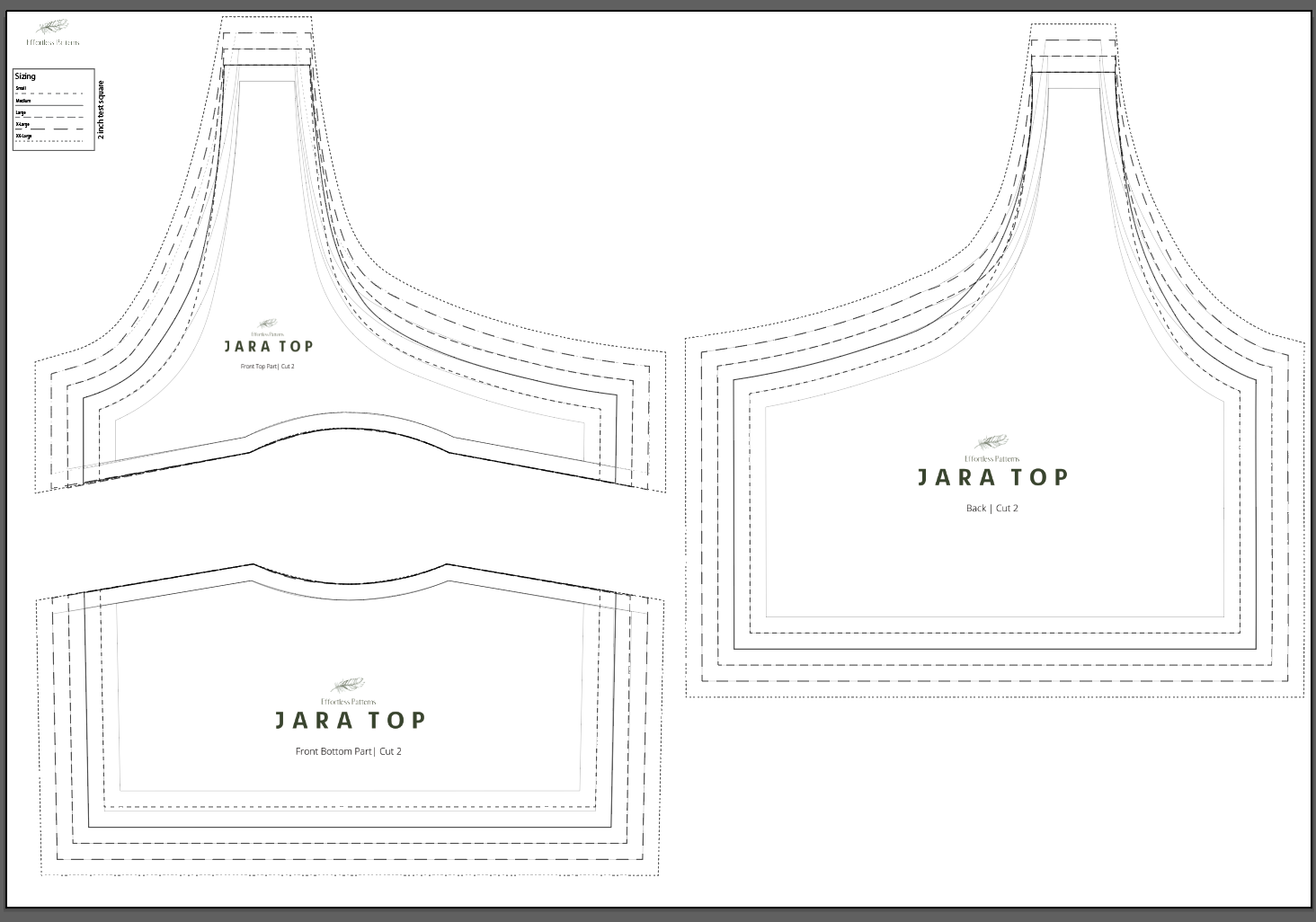 Making the JARA Off Shoulder Crop Top — Effortless Patterns