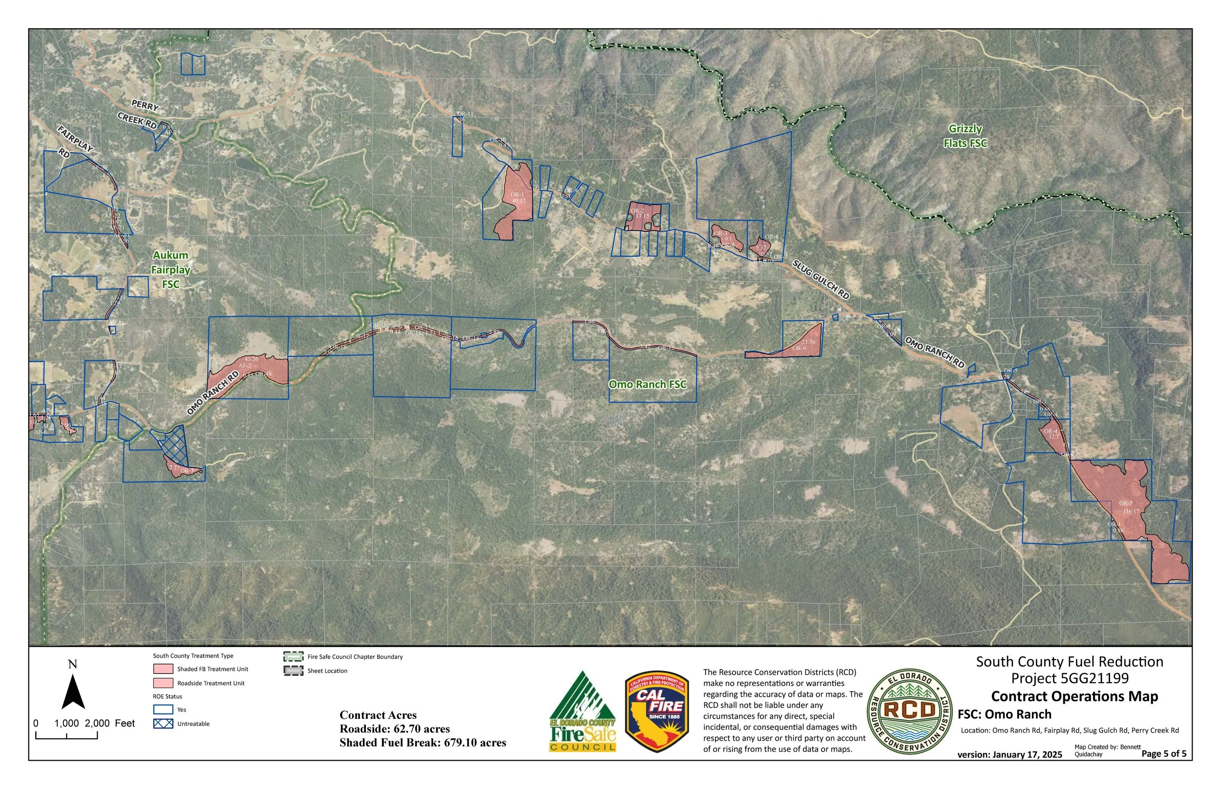 South El Dorado County Fuel Reduction Project — RCD