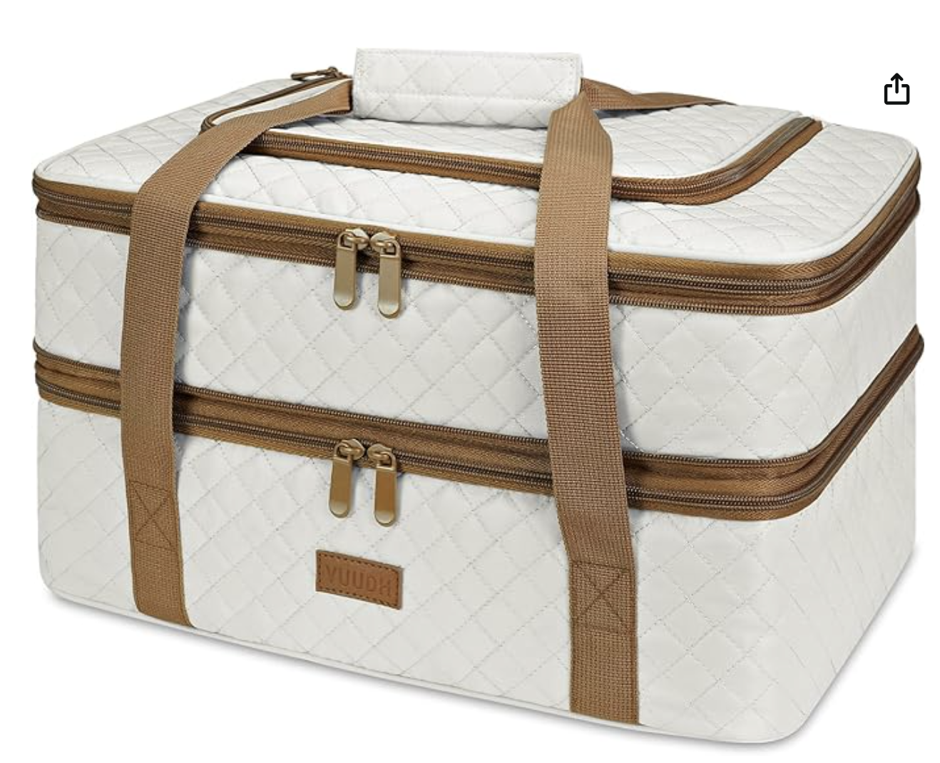 thermal casserole carrier with room for sides