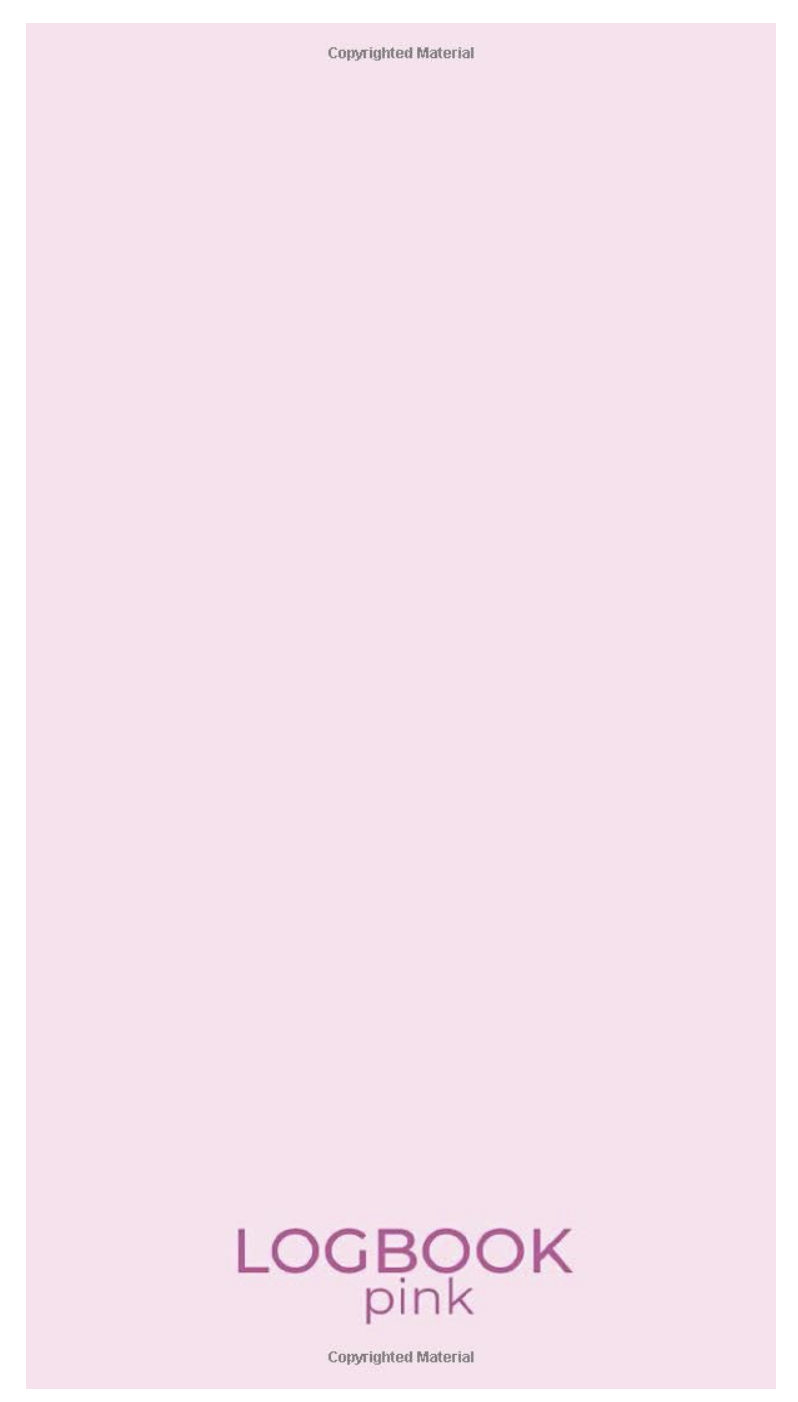 200 page back pocket journal in PINK