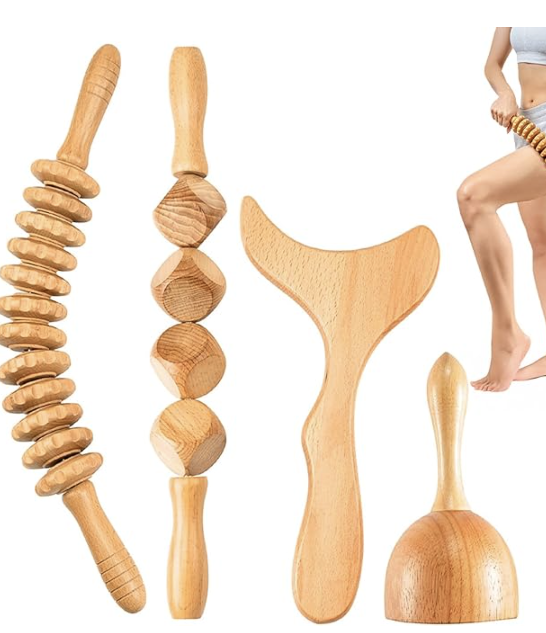 ⭐️ROLL OUT TENSION⭐️  massage muscles & hydrate your fascia under those muscles.  Body Sculpting, Lymphatic Drainage, and Muscle Pain Relief.  My favorite is rolling out my back muscle!