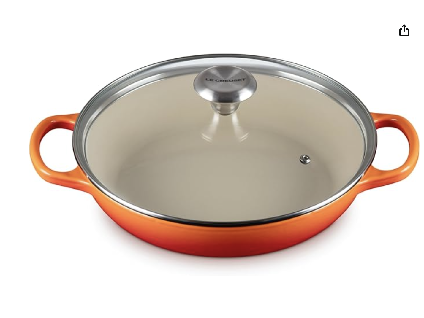 ceramic coated cast iron brai
ser with glass lid