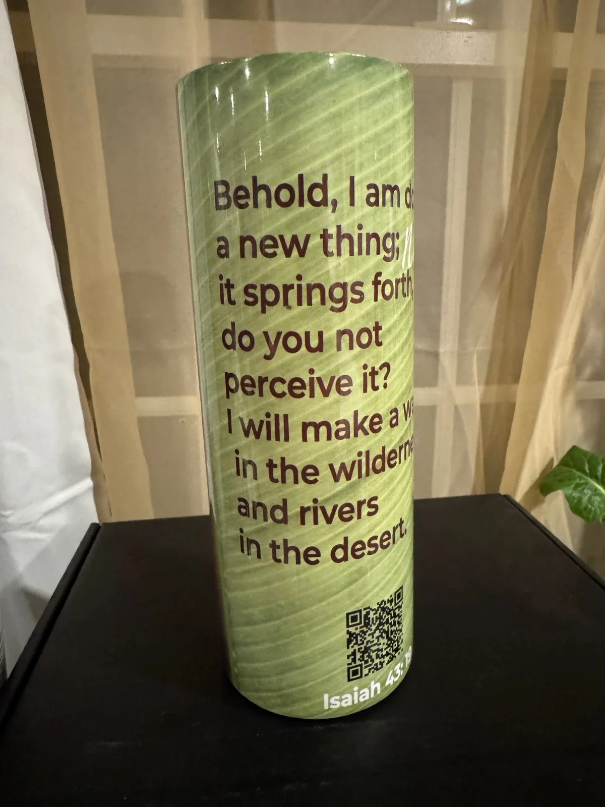 ISAIAH 43:19 TUMBLER