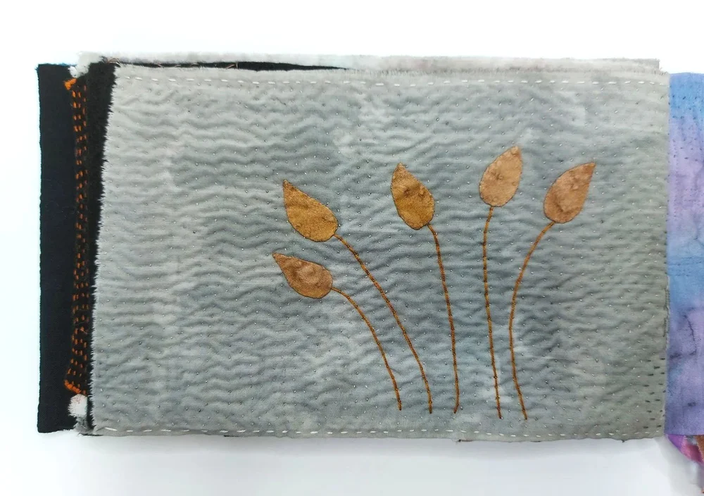 appliqued hare's tails