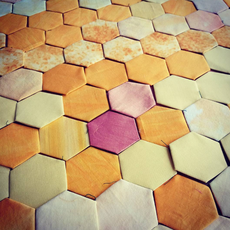 yellow hexagons
