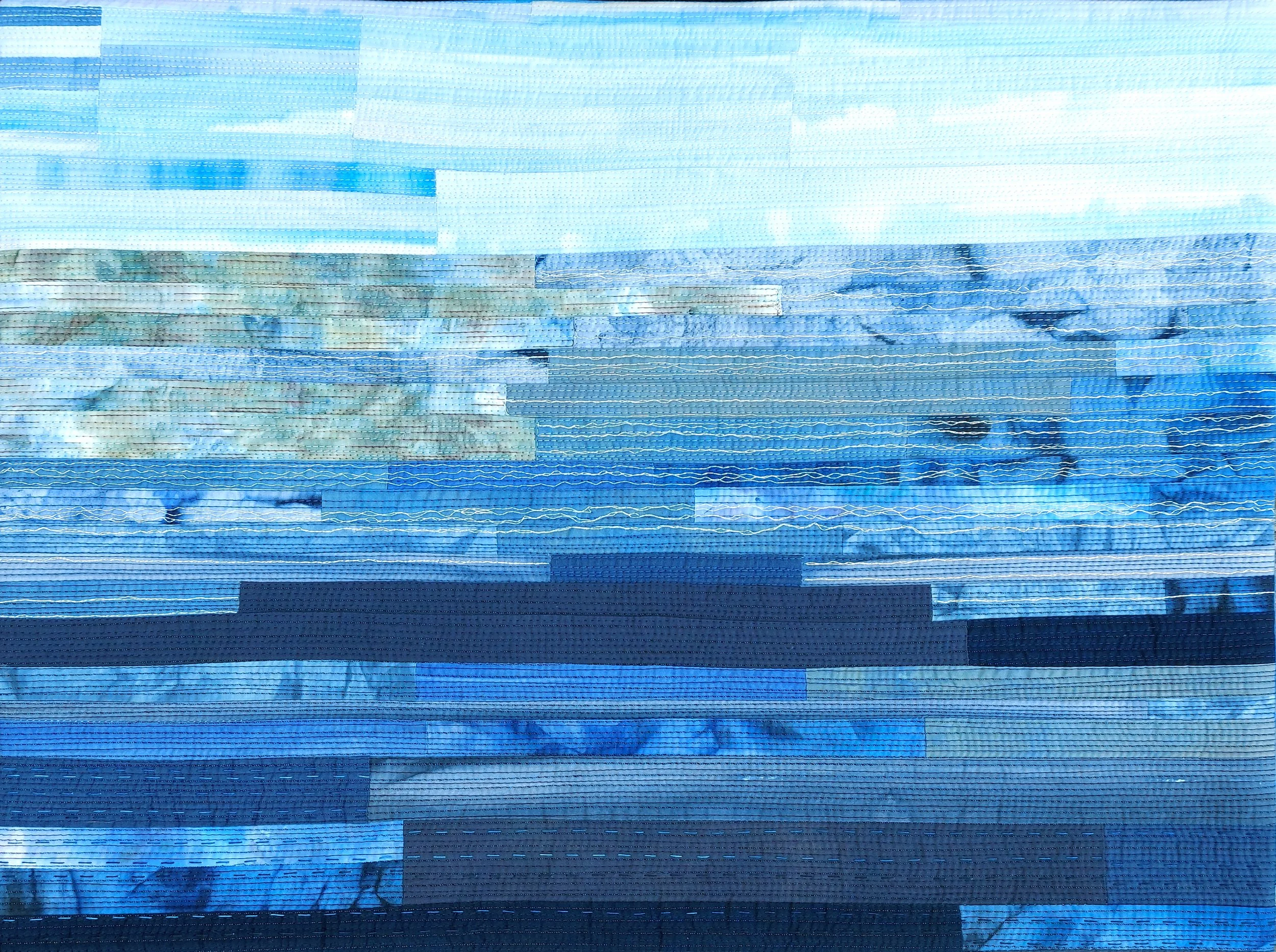 sea themed art quilt -Slight Swell.jpg