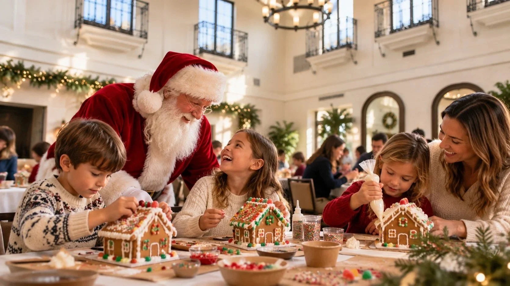 Gingerbread House Decorating with Santa.jpg