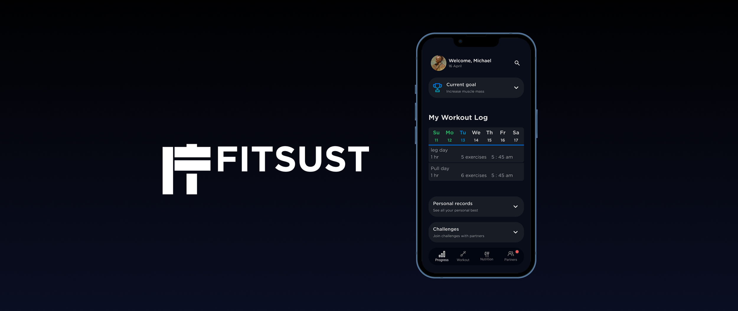 Fitsust (personal project) - using accountability to create a sustainable fitness routine
