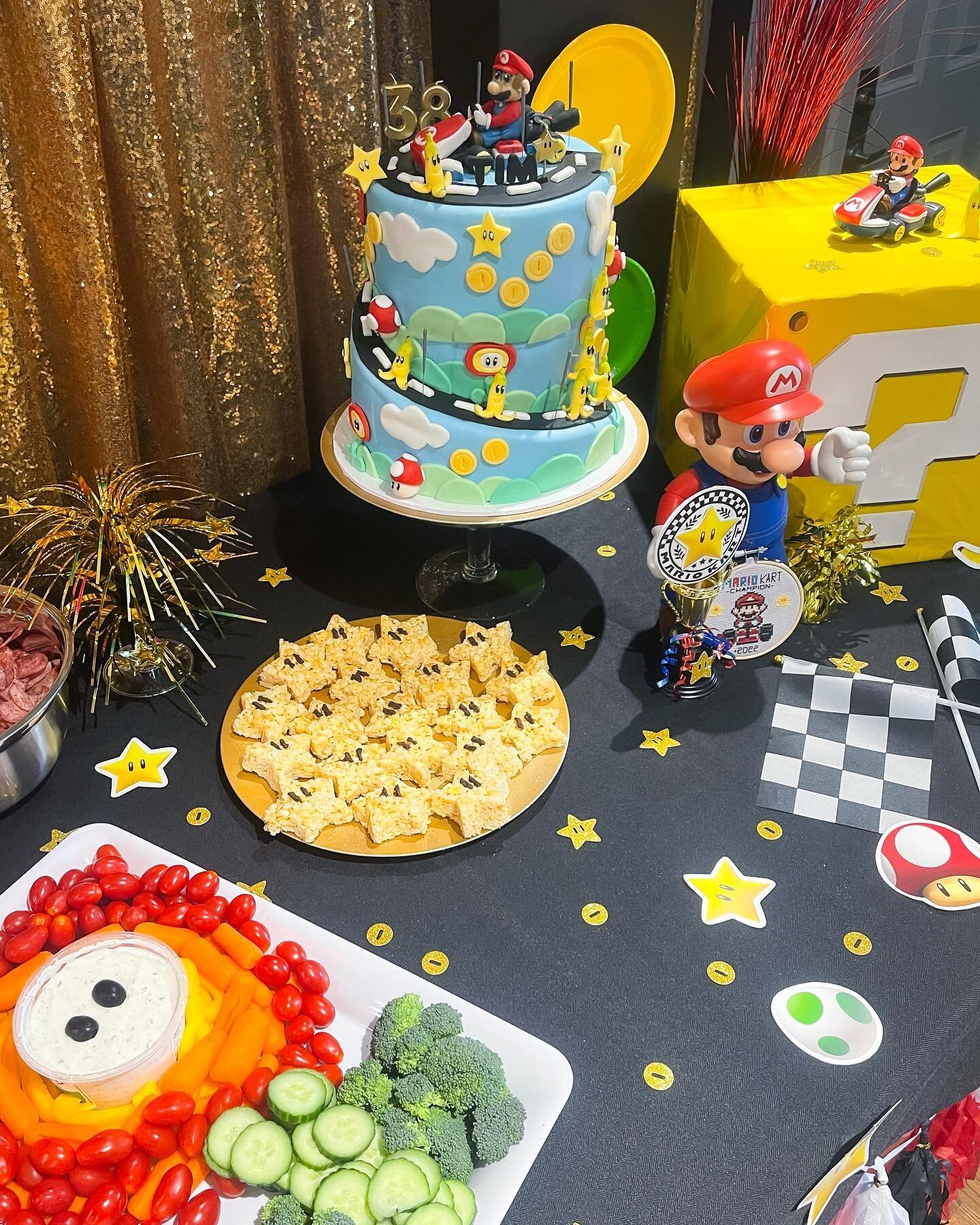 Mario Kart Party Con&rsquo;t! 🎉

More fun details from this event and check out that cake! 😍💜

Design + Styling: @allisongrayevents
Themed food: @kimberlyjane12 
Cake: Our clients super talented neighbour!!
.
.
.
.
#allisongrayevents #calgarybuzz 