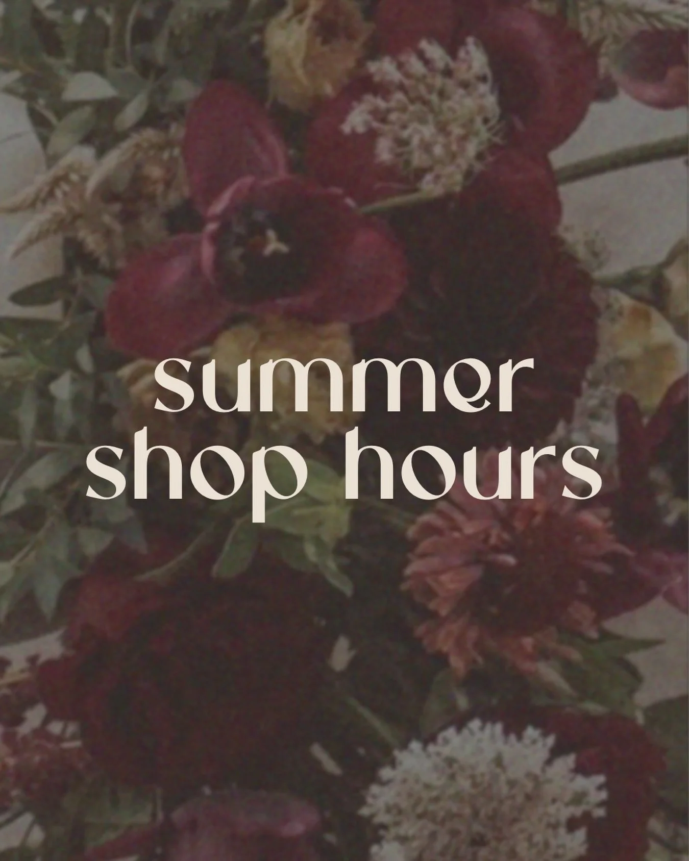 The summer slow has hit and this year we want to try something new&hellip;
We spend 80% of our weekends through the year working events so while we have the chance to take a break we&rsquo;ve decided to lean in! 
Through the end of July the shop will