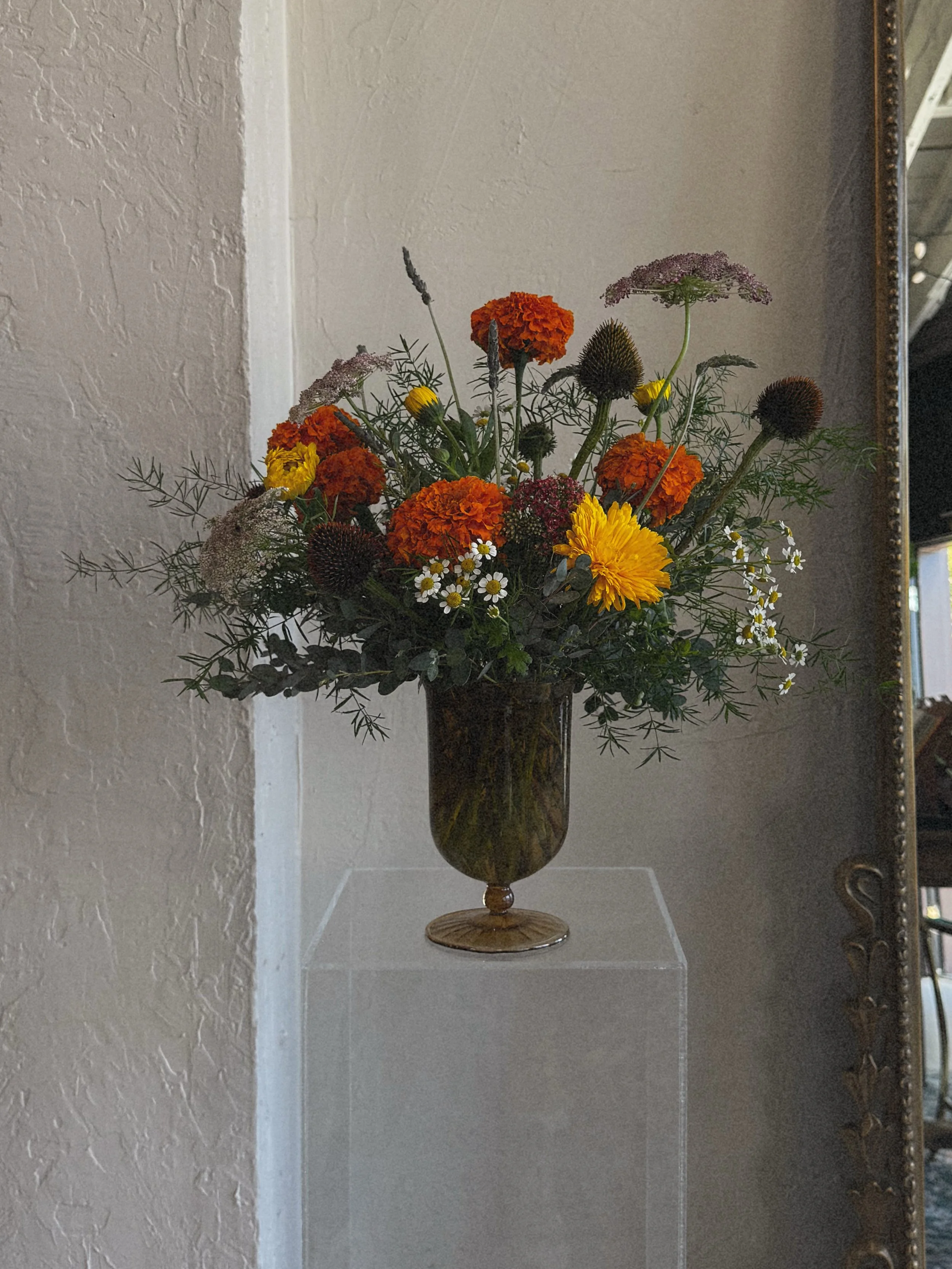 Fall weather + fall flowers = my perfect day.