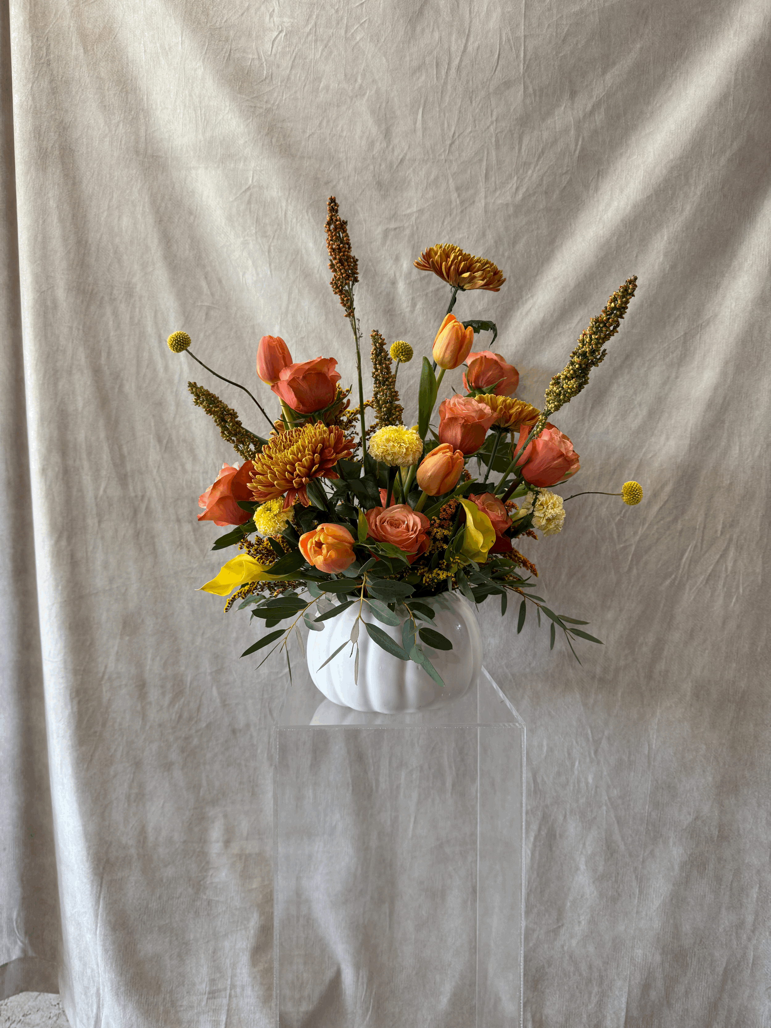 Fall Pumpkin Arrangements