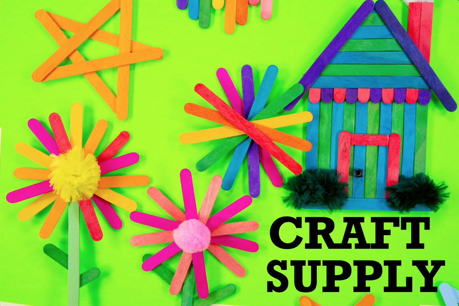 Smarts & Crafts Craft Supply Library Art & Craft Kit 1057 Pieces