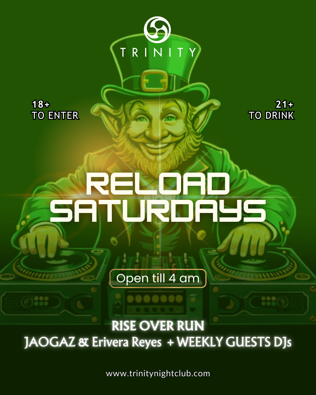 RELOAD SATURDAYS | MARCH 7th | 18+/21+