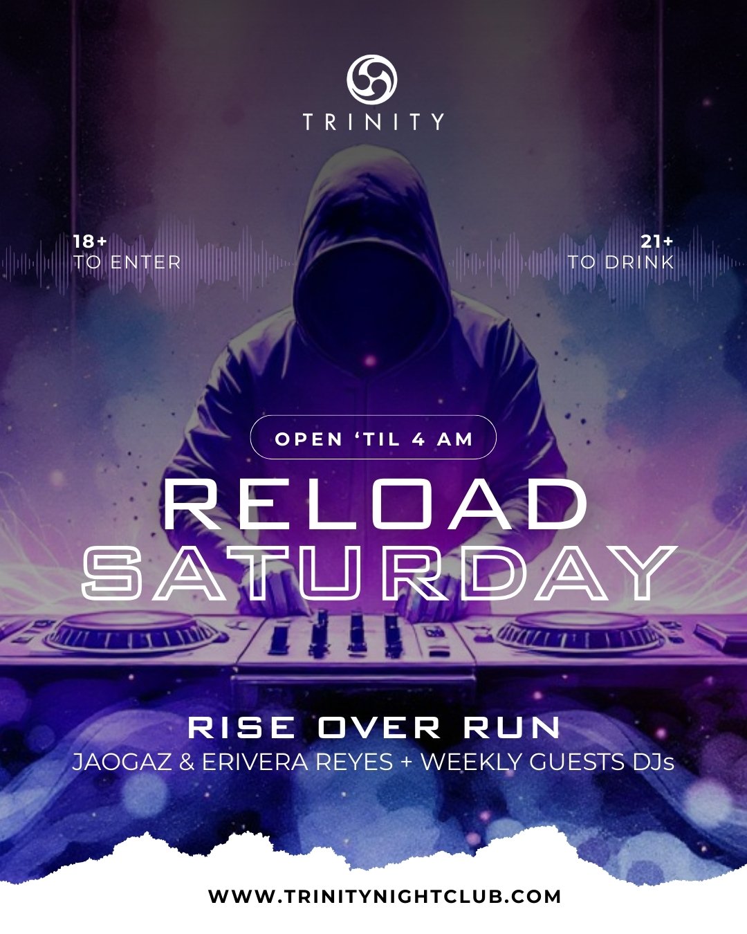 RELOAD SATURDAYS | FEBRUARY 28th | 18+/21+