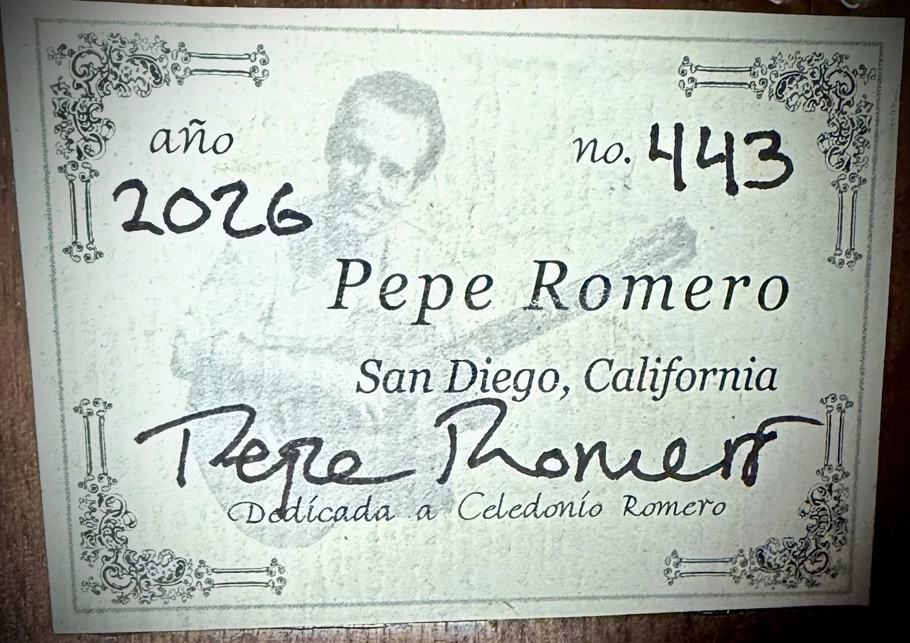 2026 Pepe Romero #443 label.jpg