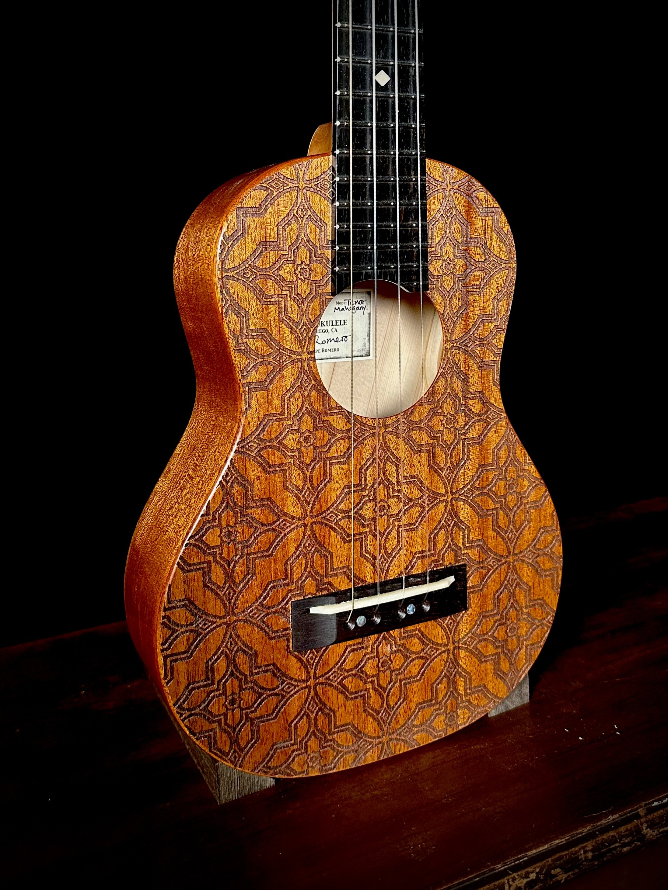 244 Mahogany Pyro Tenor Ukulele frontbody.jpeg