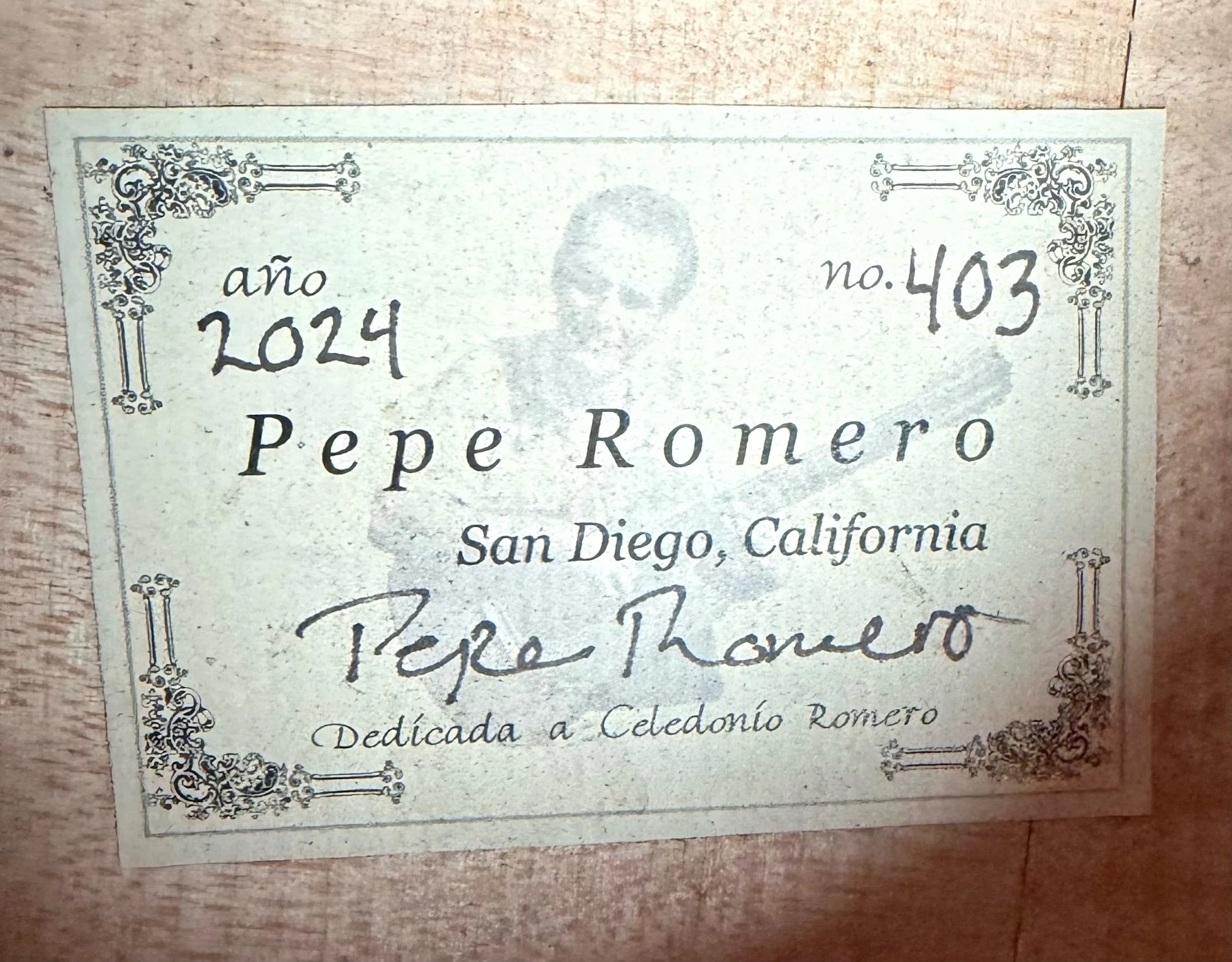 2024 Pepe Romero #403 label.jpg