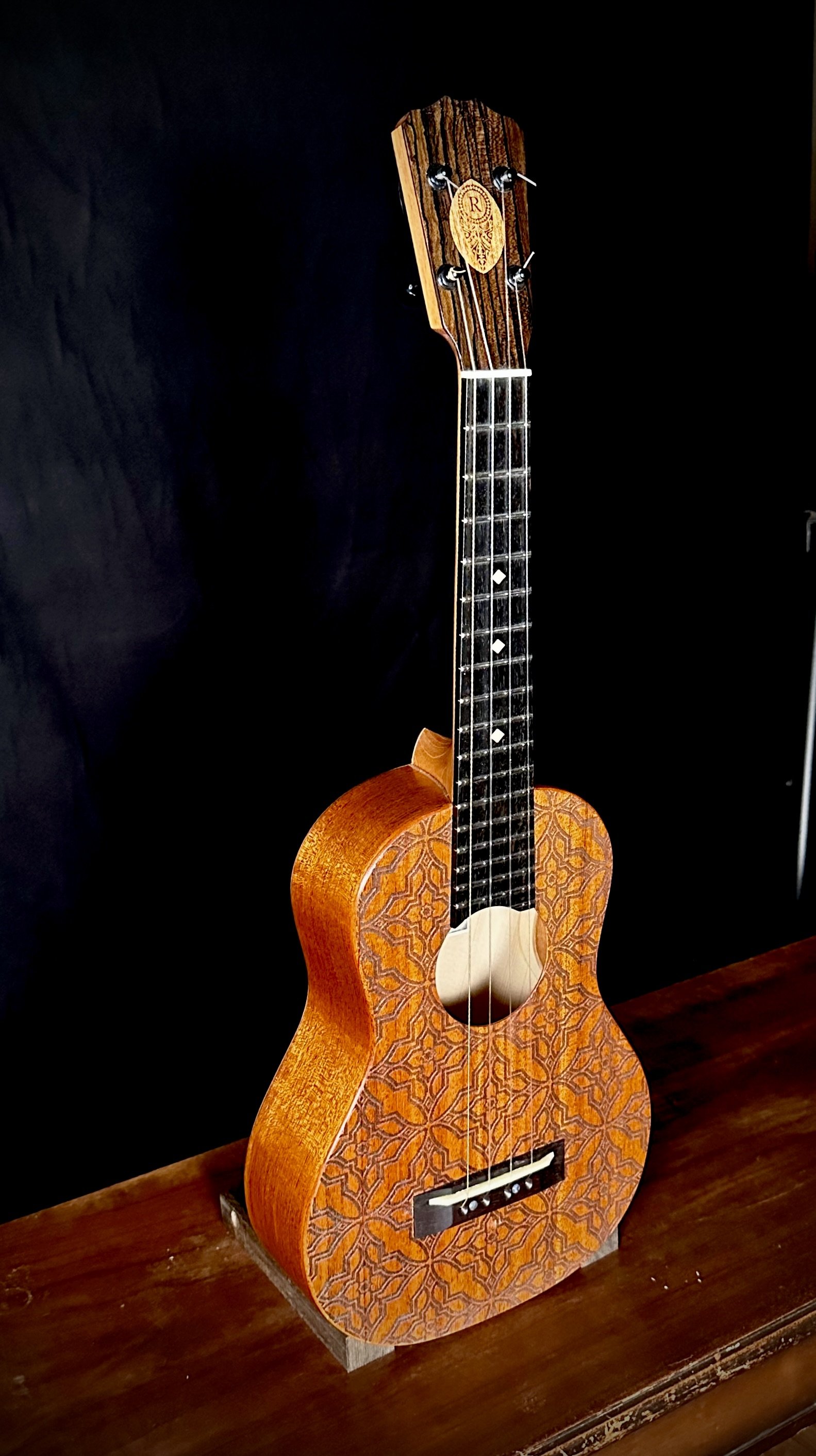 244 Mahogany Pyro Tenor Ukulele front.jpeg