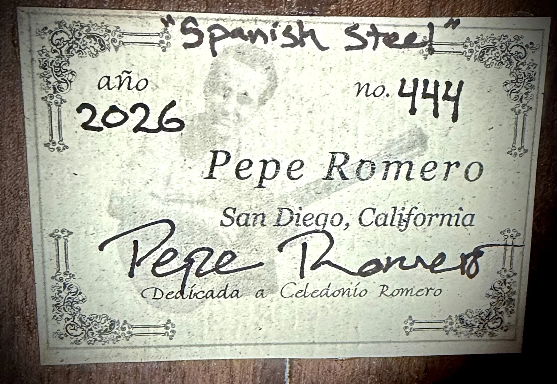 2026 Pepe Romero #444 label.jpg