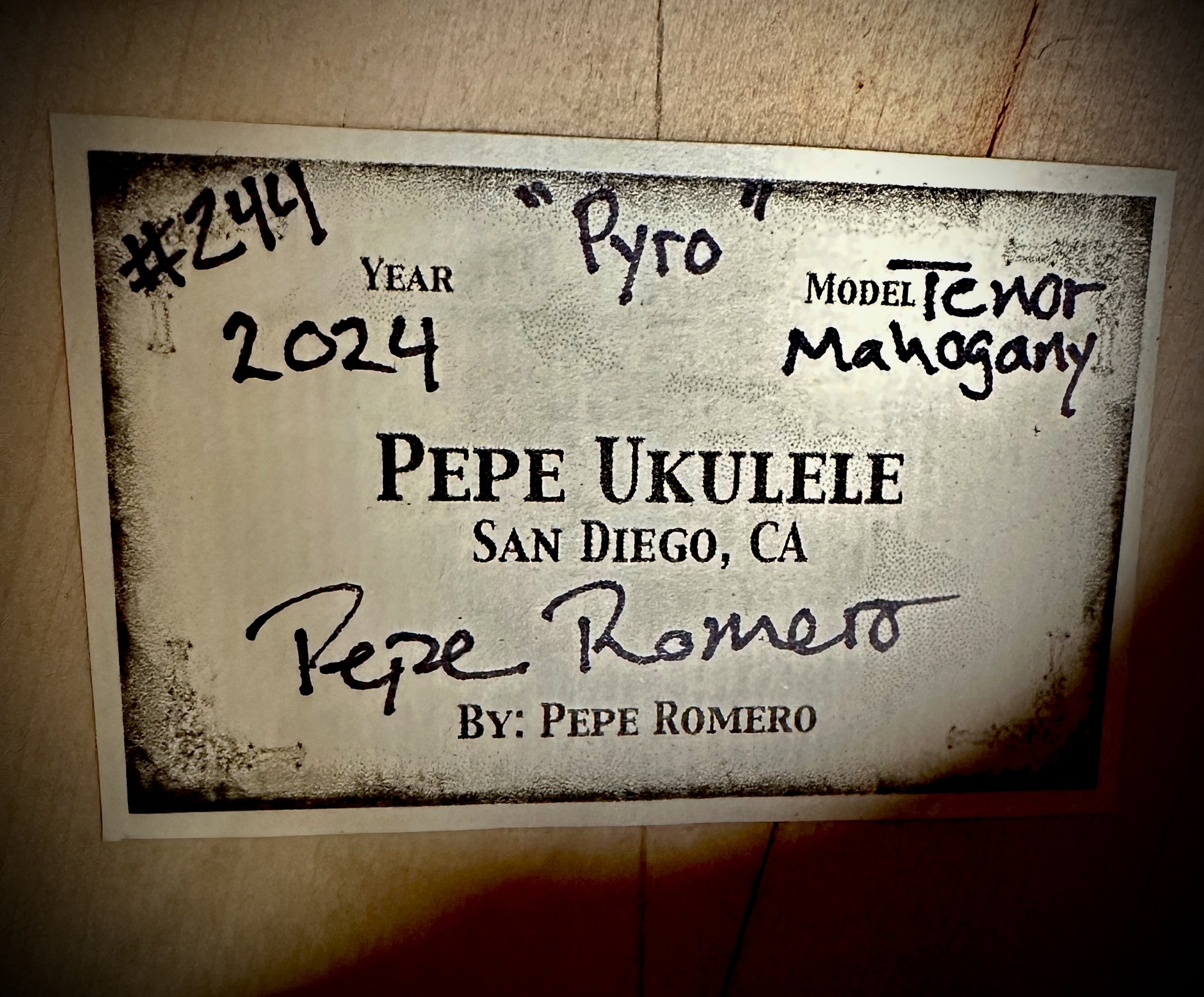 244 Mahogany Pyro Tenor Ukulele label.jpeg