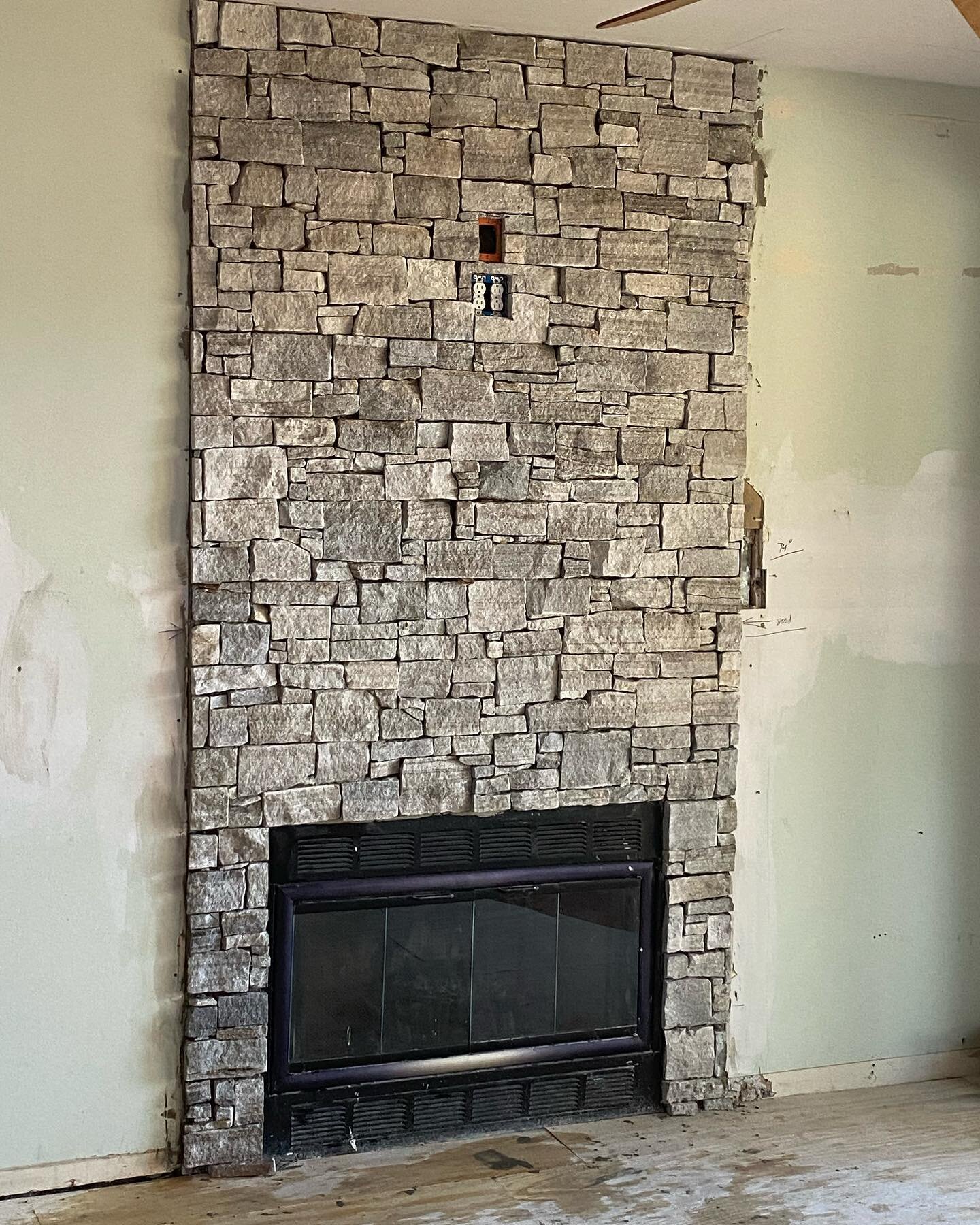 #fireplace #readyforwinter #dmv #construction #remodel