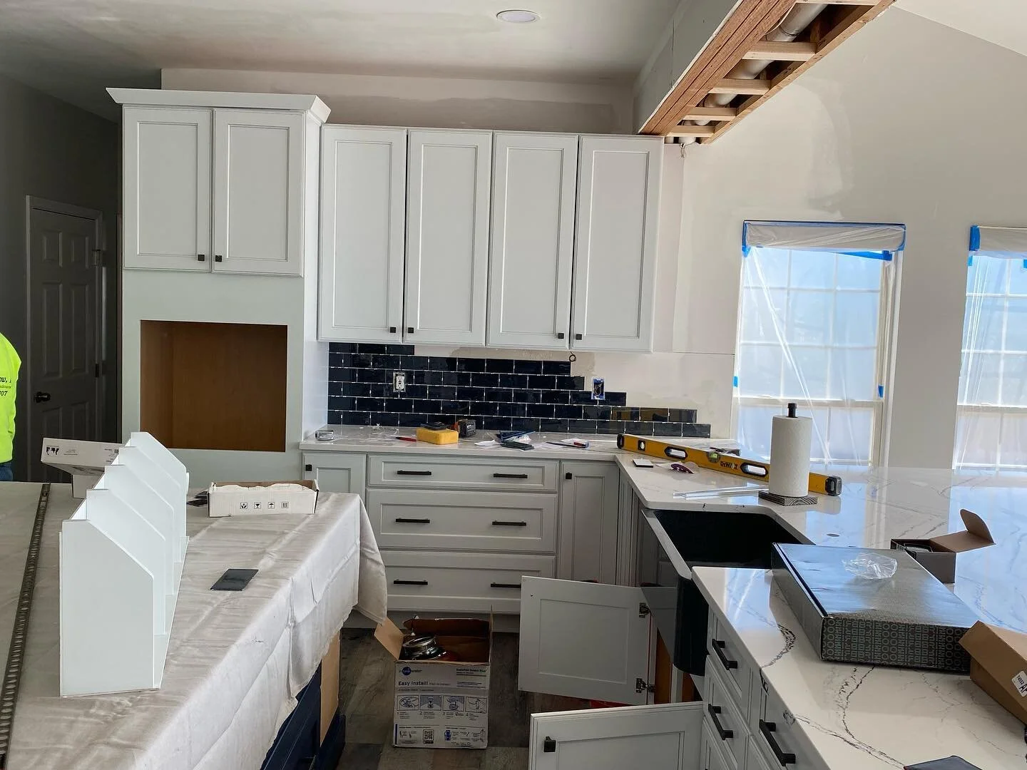 Kitchen Remodel in progress #kitchenremodel #dmv #construction #remodelacion