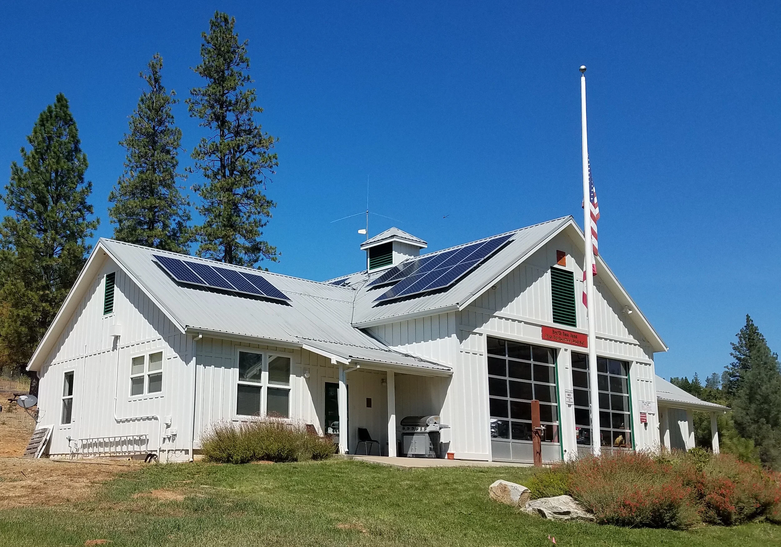 Oldest Volunteer Fire Department in Nevada County, CA Installs Solar