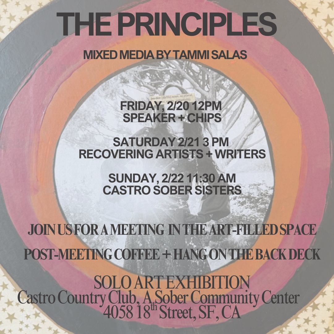 The Principles Art Show + 12-Step Meeting