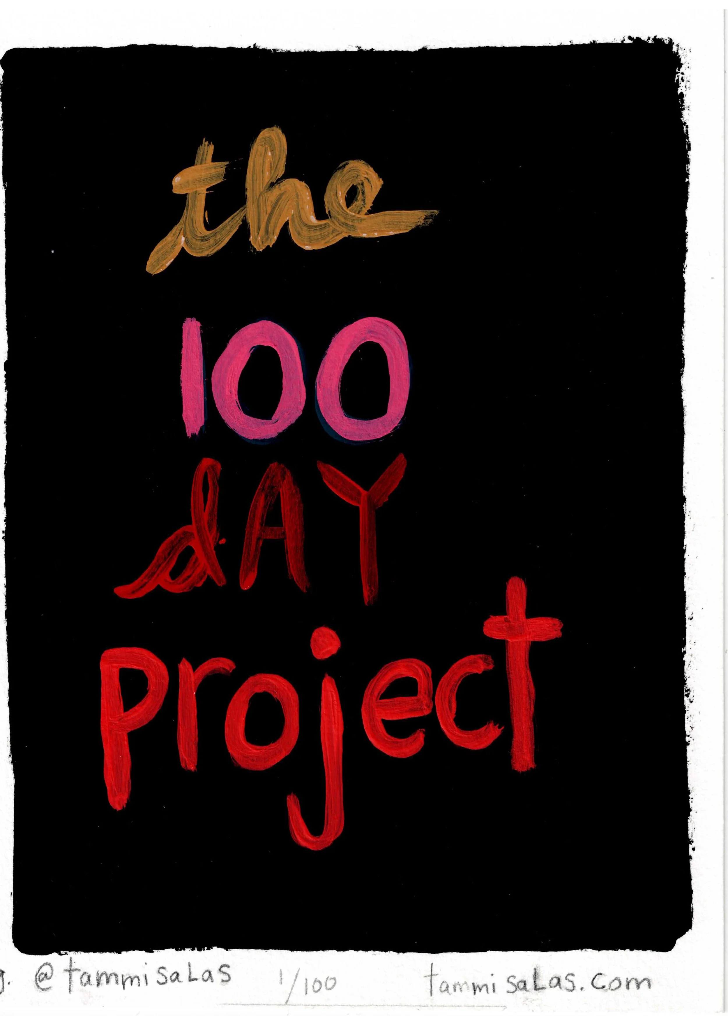 No. 1 - 100 Day Project