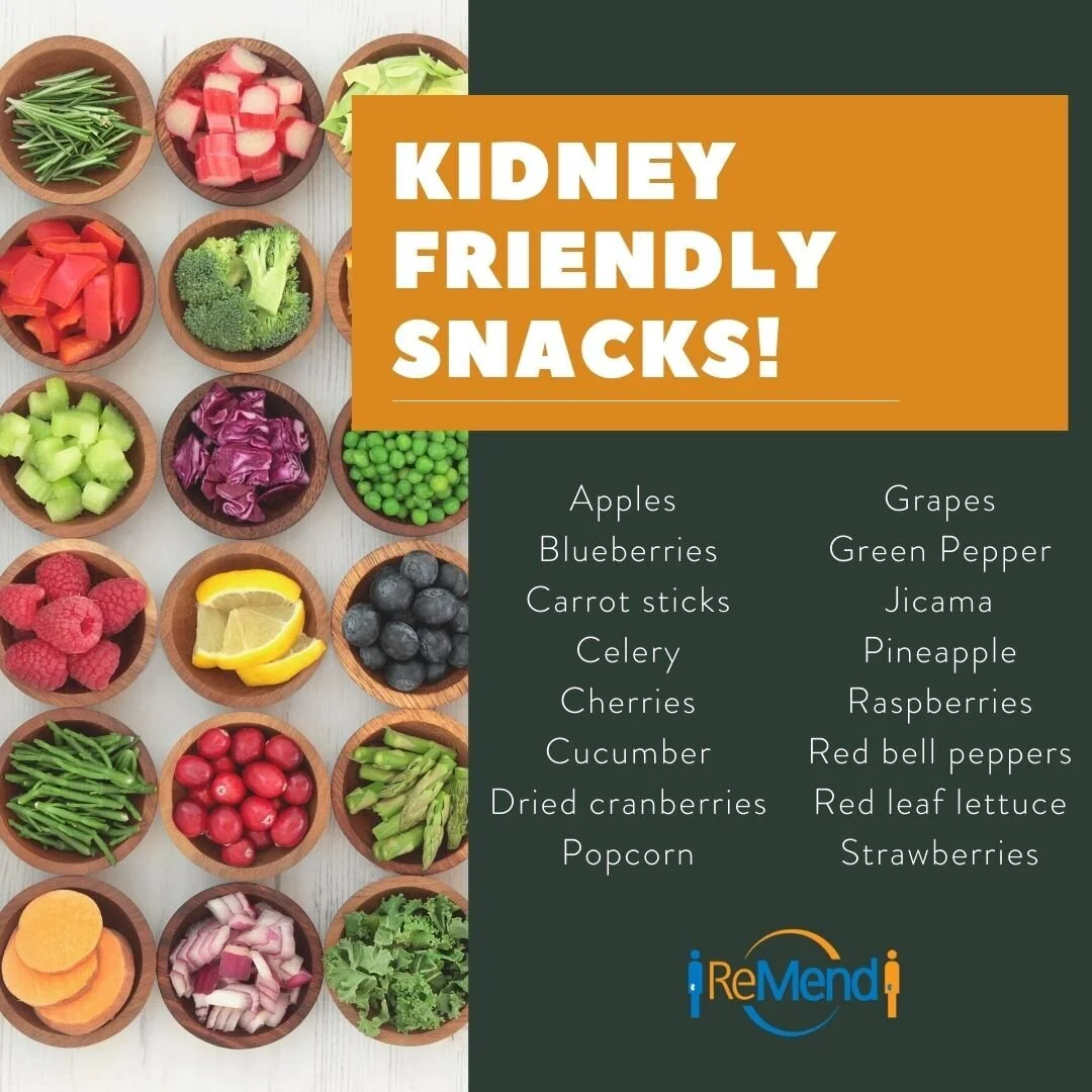 SNACKS FOR A KIDNEY DIET