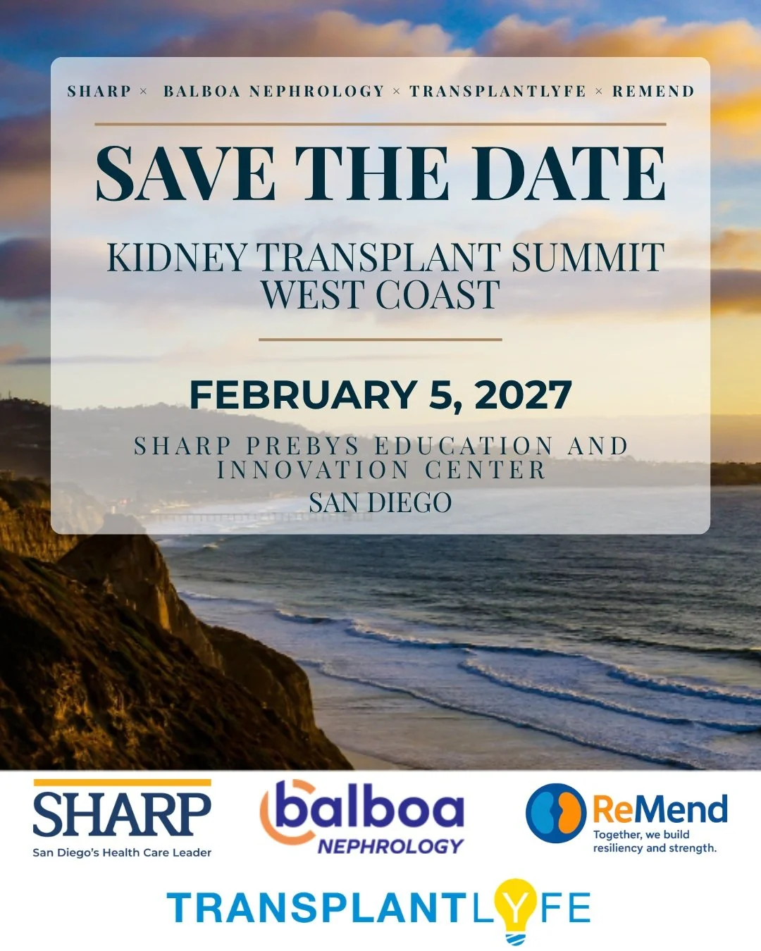 ReMend Partners for the West Coast Kidney Transplant Summit in San Diego
