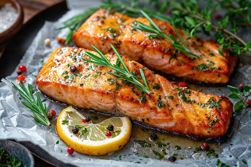 Honey Spiced-Rubbed Salmon