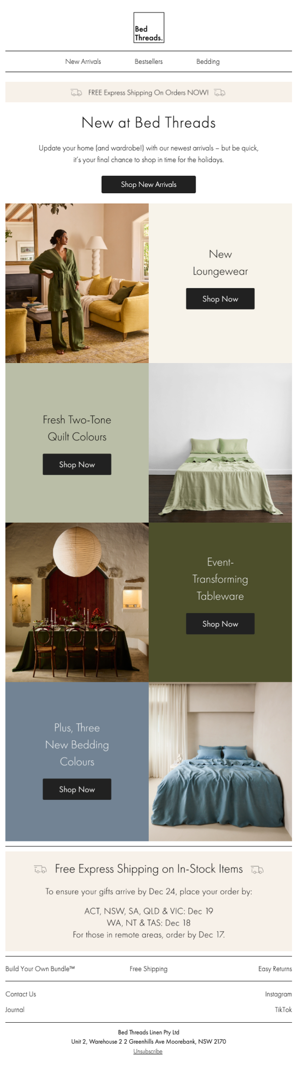 New Arrivals - Product Based Template