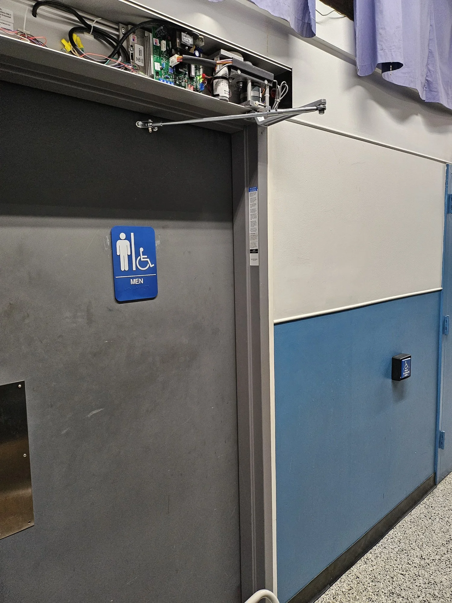 Automatic swing door operator repair, control board and arm