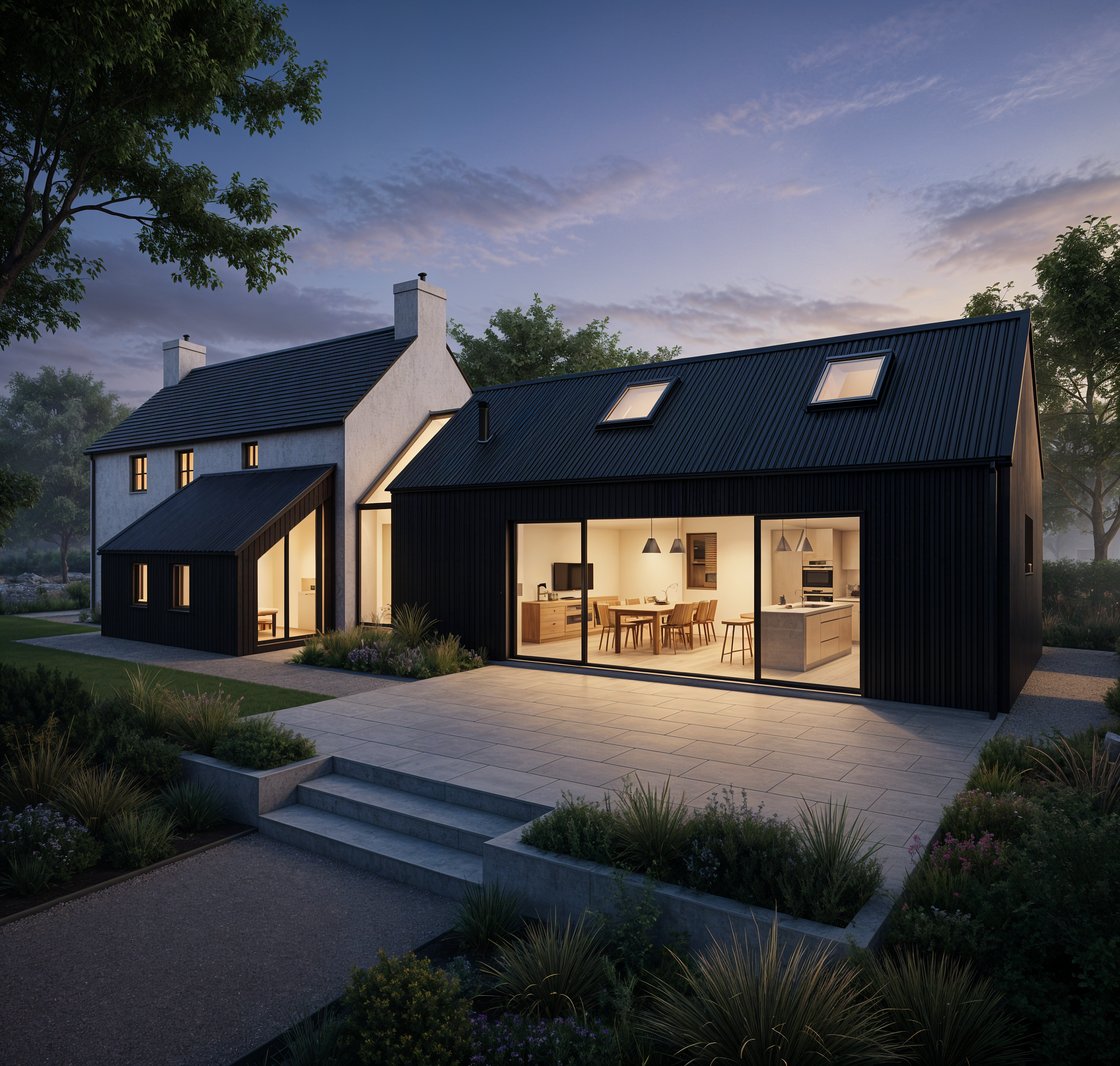 Listed Farmhouse extension