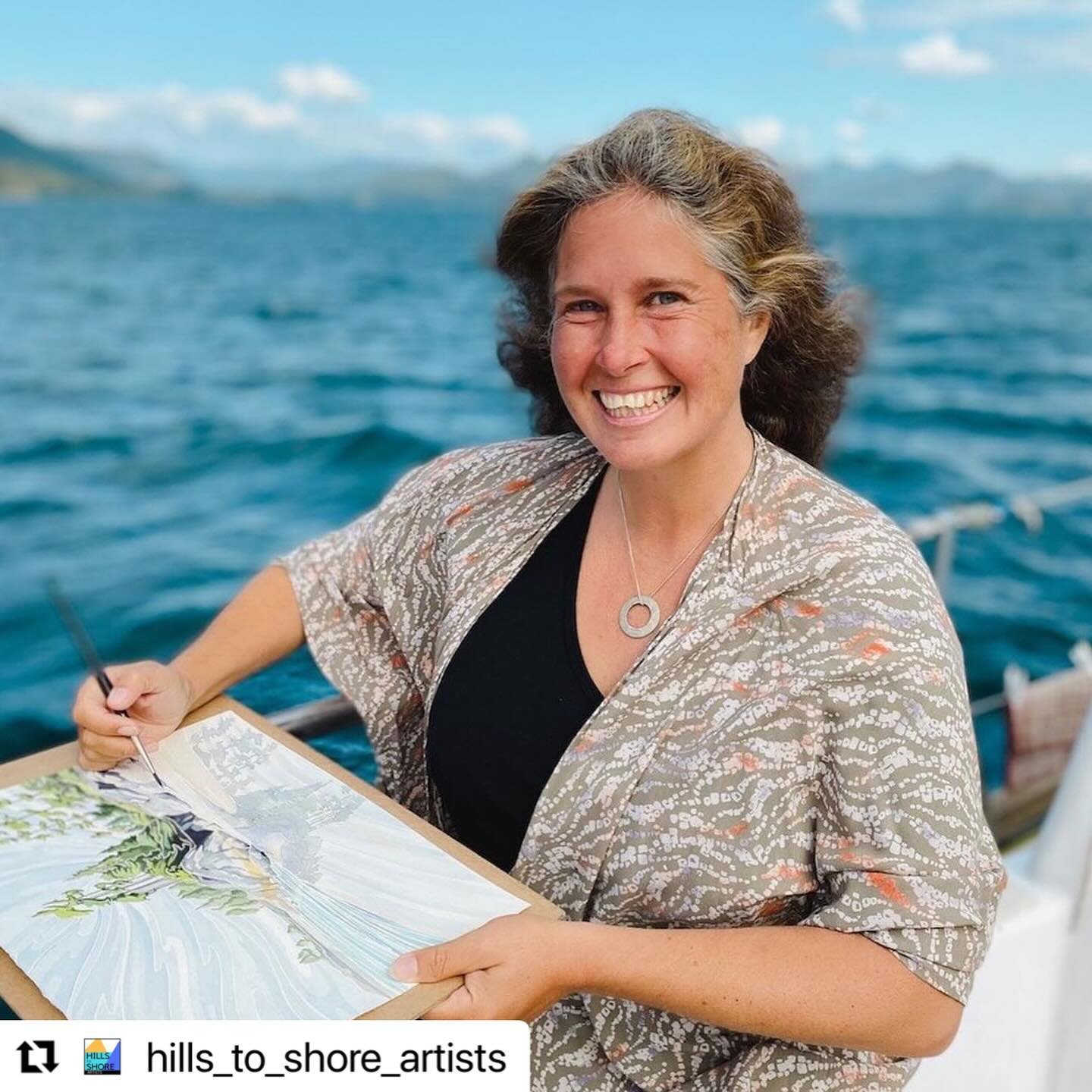 Honouring the life of my good friend @andreaenglandart ! She is already so dearly missed. 

#Repost @hills_to_shore_artists with @use.repost
・・・
It is with a very heavy heart that we are sharing that a beloved member of our studio tour has unexpected