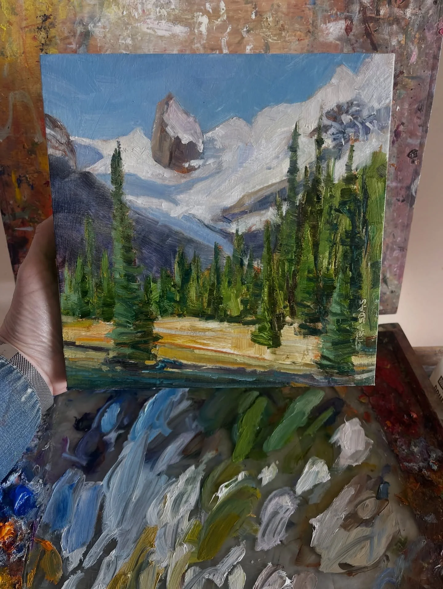 Day 25

I must have said 25 times, stop while you are ahead! The painting has some stuff that I&rsquo;d love to correct but today is not the day. I believe I brought it to a place where I can let it rest and see how it looks later on. Still not fully