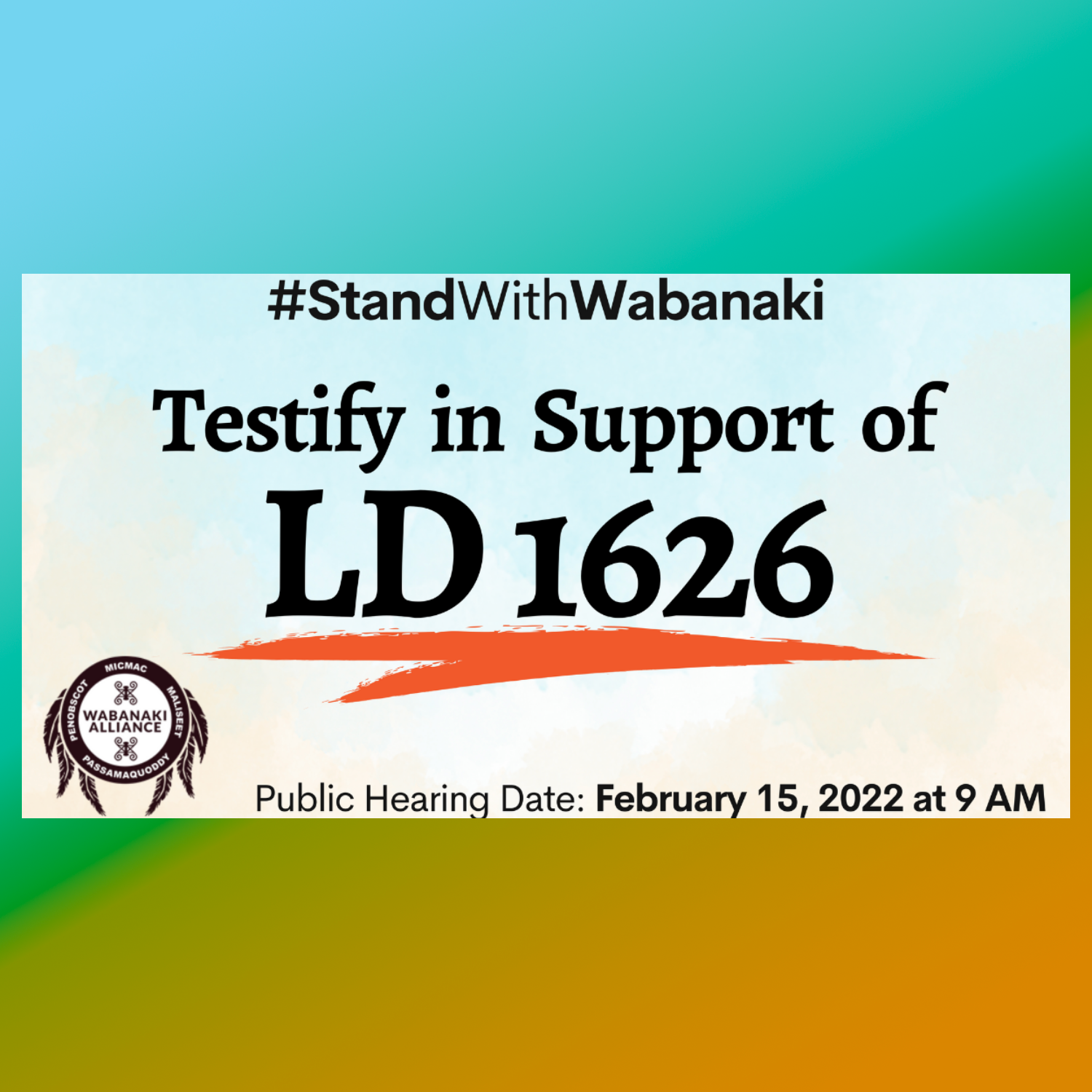 We Stand With Wabanaki