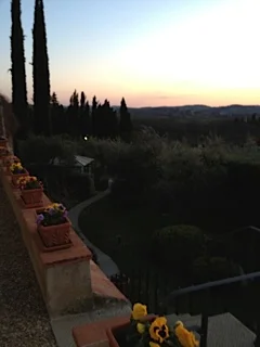 path down to the mountains